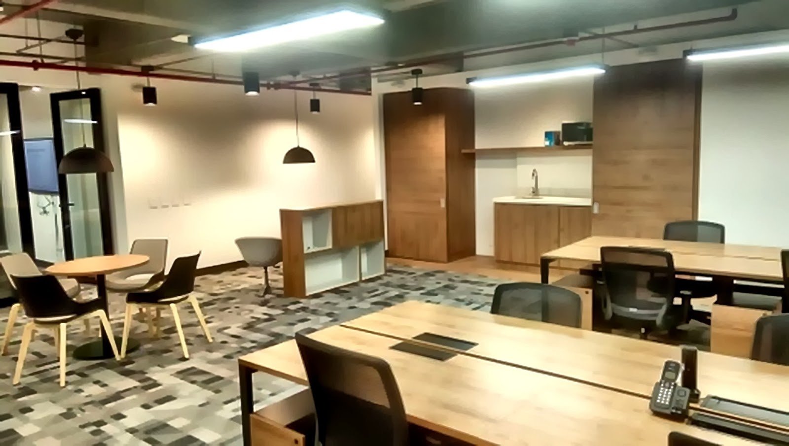 Espacio remodelado, área de trabajo